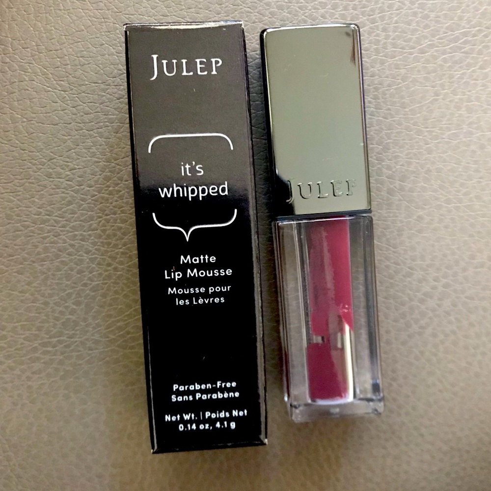 A matte lip mousse by Julep